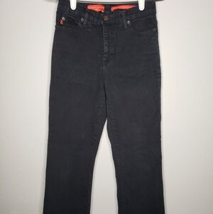 NYDJ Black Stretchy Tummy Tuck Jeans Size 8P 26x29